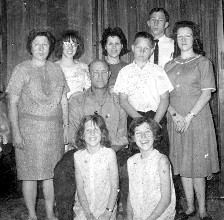 The Horn family on the day of Rosemary's wedding in May 1966.