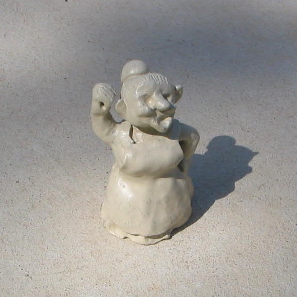 Fig. 4. Troll woman painted flat cream color